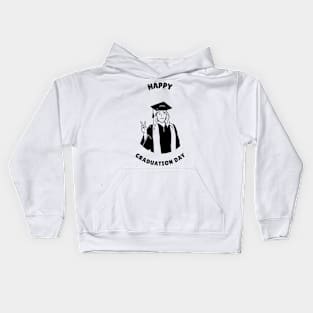 Happy Grad Day Kids Hoodie